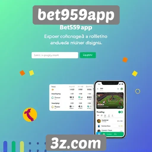 Design e usabilidade do site bet959app